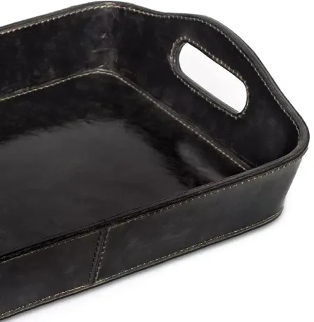Regina Andrew Derby Leather Parlor Tray