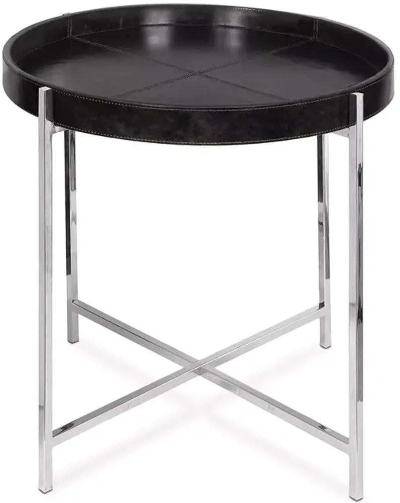 Regina Andrew Derby Leather Tray Table