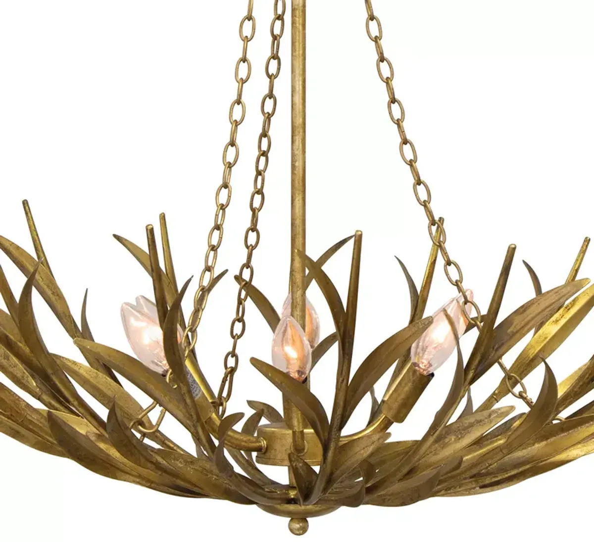 Regina Andrew River Reed Basin 6 Light Chandelier 