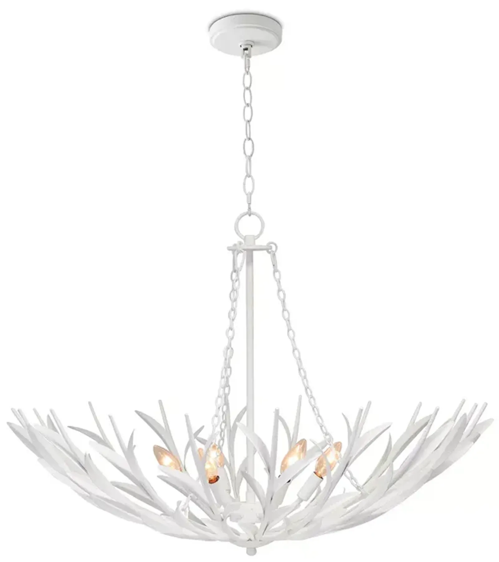 Regina Andrew River Reed Basin 6 Light Chandelier 