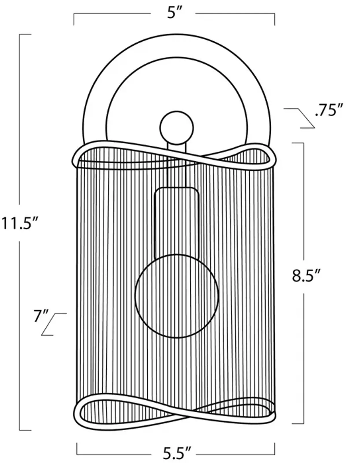 Regina Andrew Coastal Living Nimes Sconce