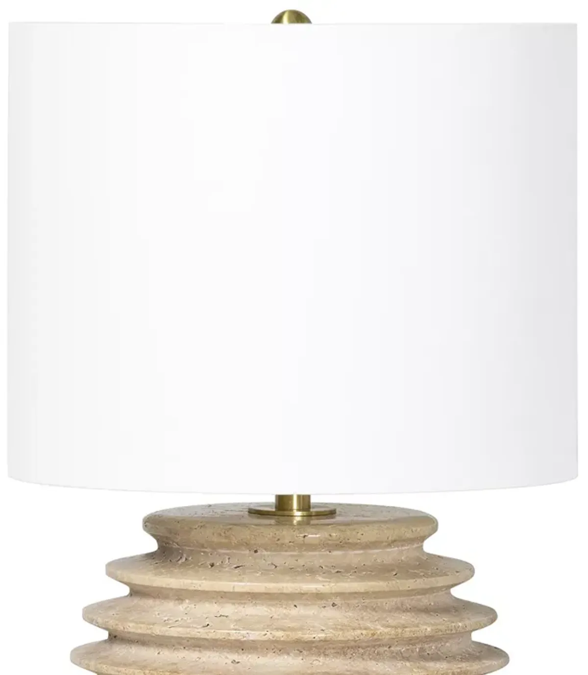 Regina Andrew Thea Travertine Mini Lamp 