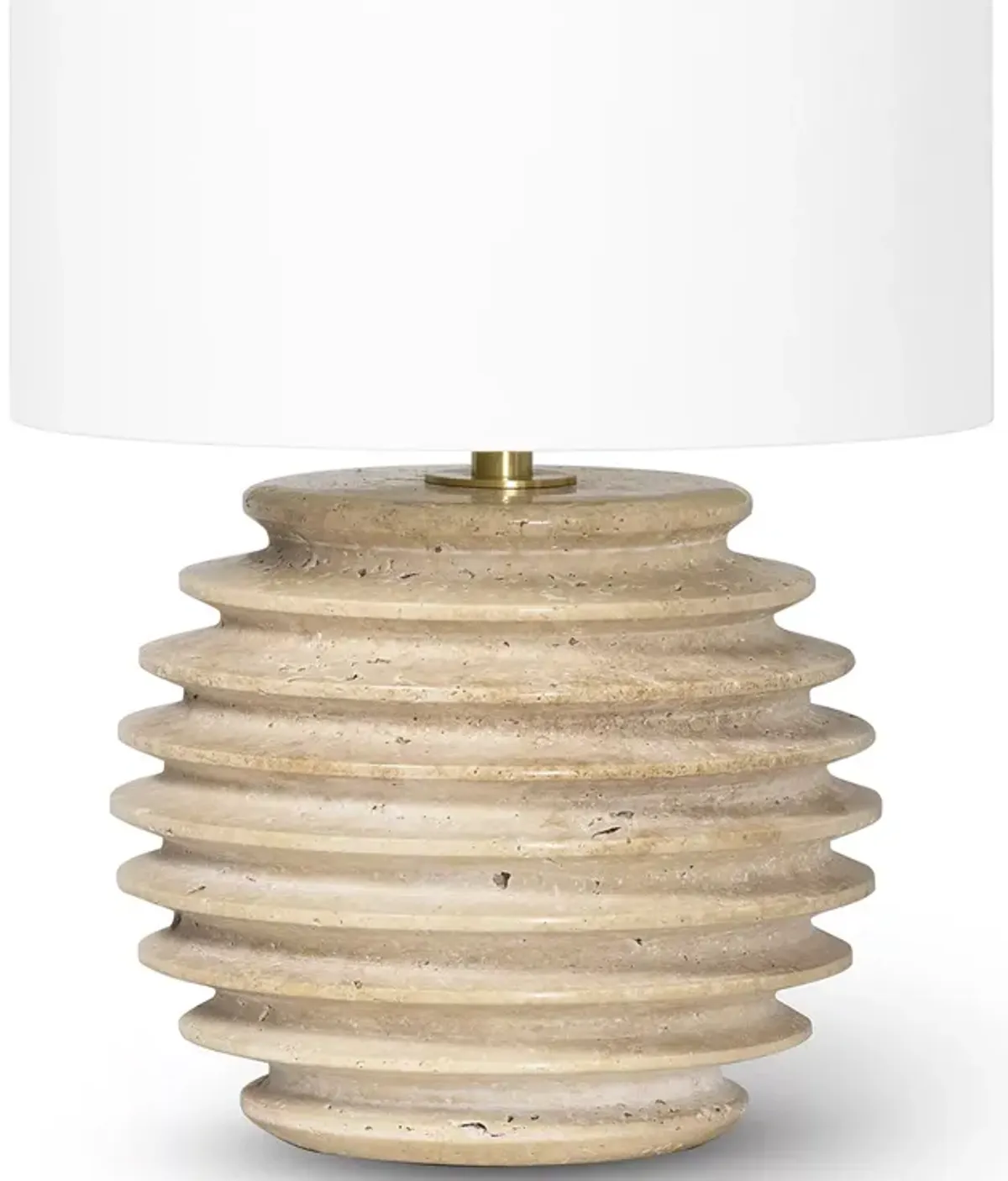 Regina Andrew Thea Travertine Mini Lamp 