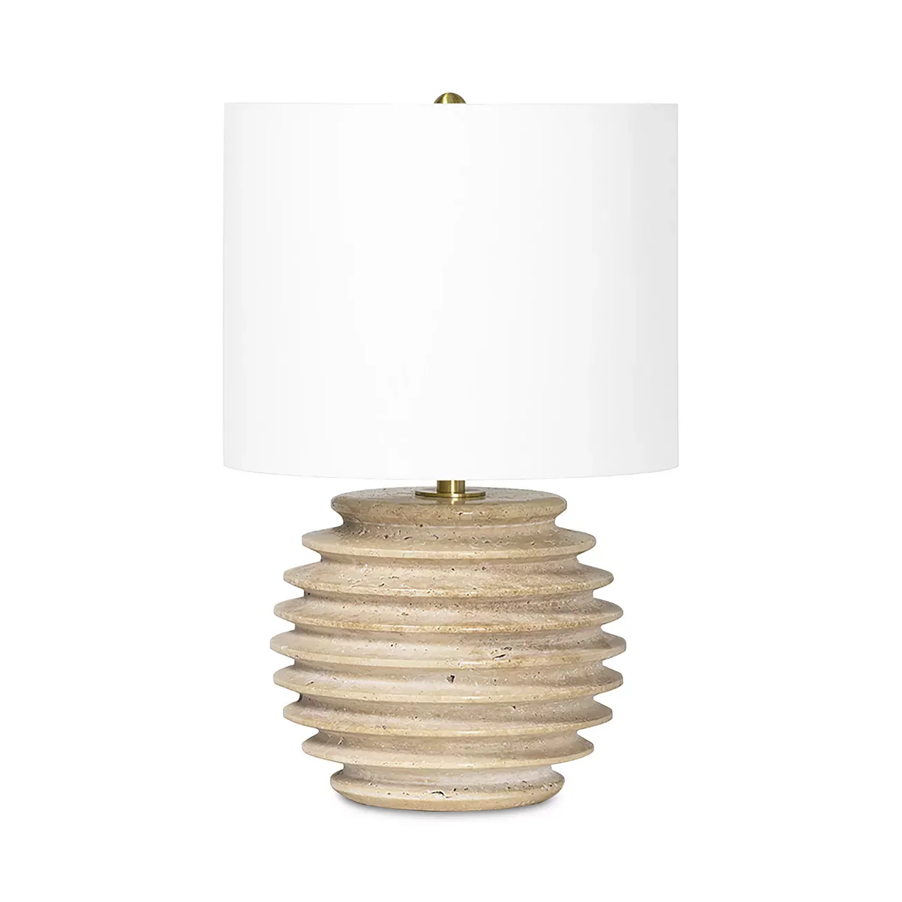 Regina Andrew Thea Travertine Mini Lamp 