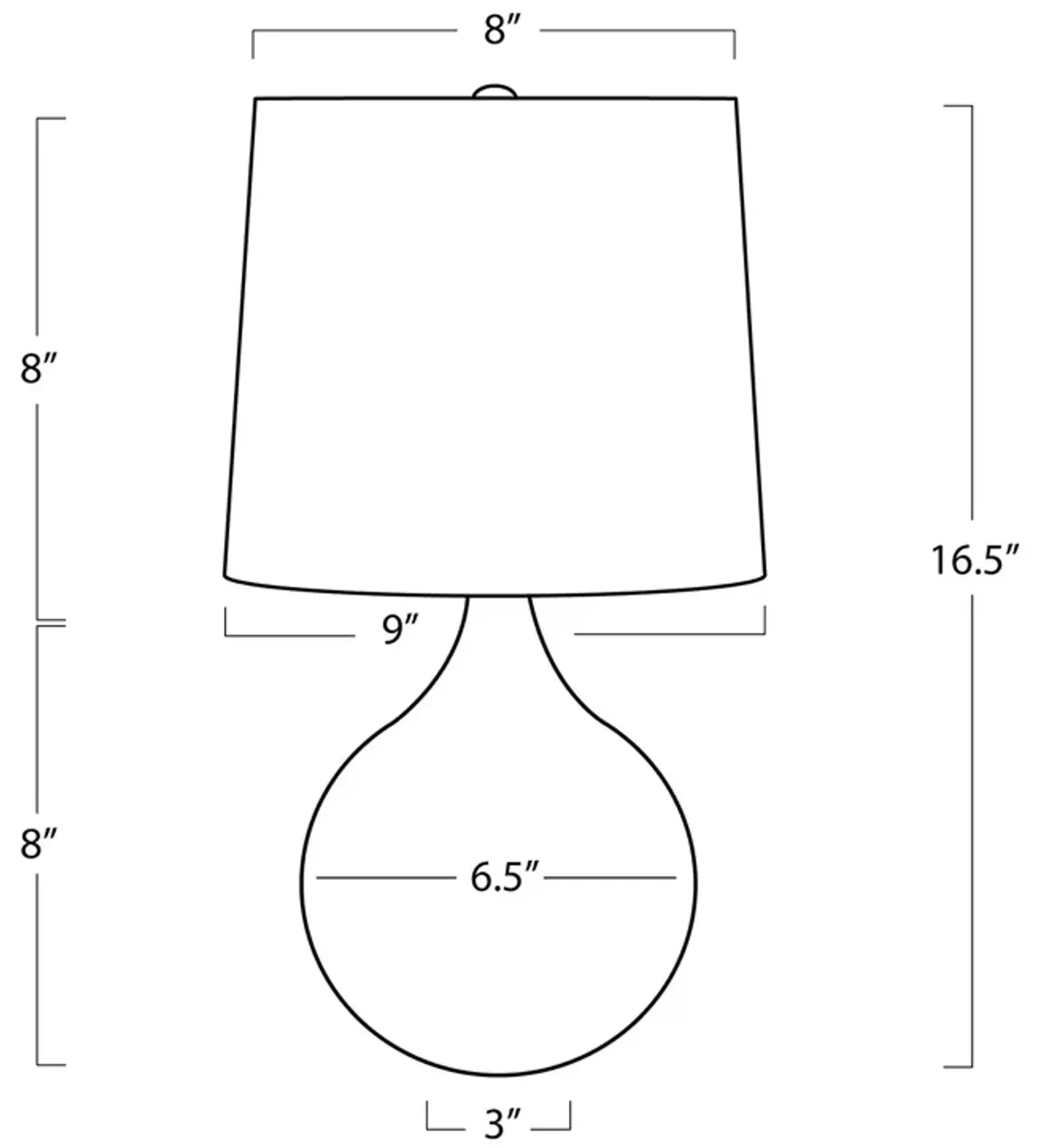 Regina Andrew Noa Travertine Mini Lamp