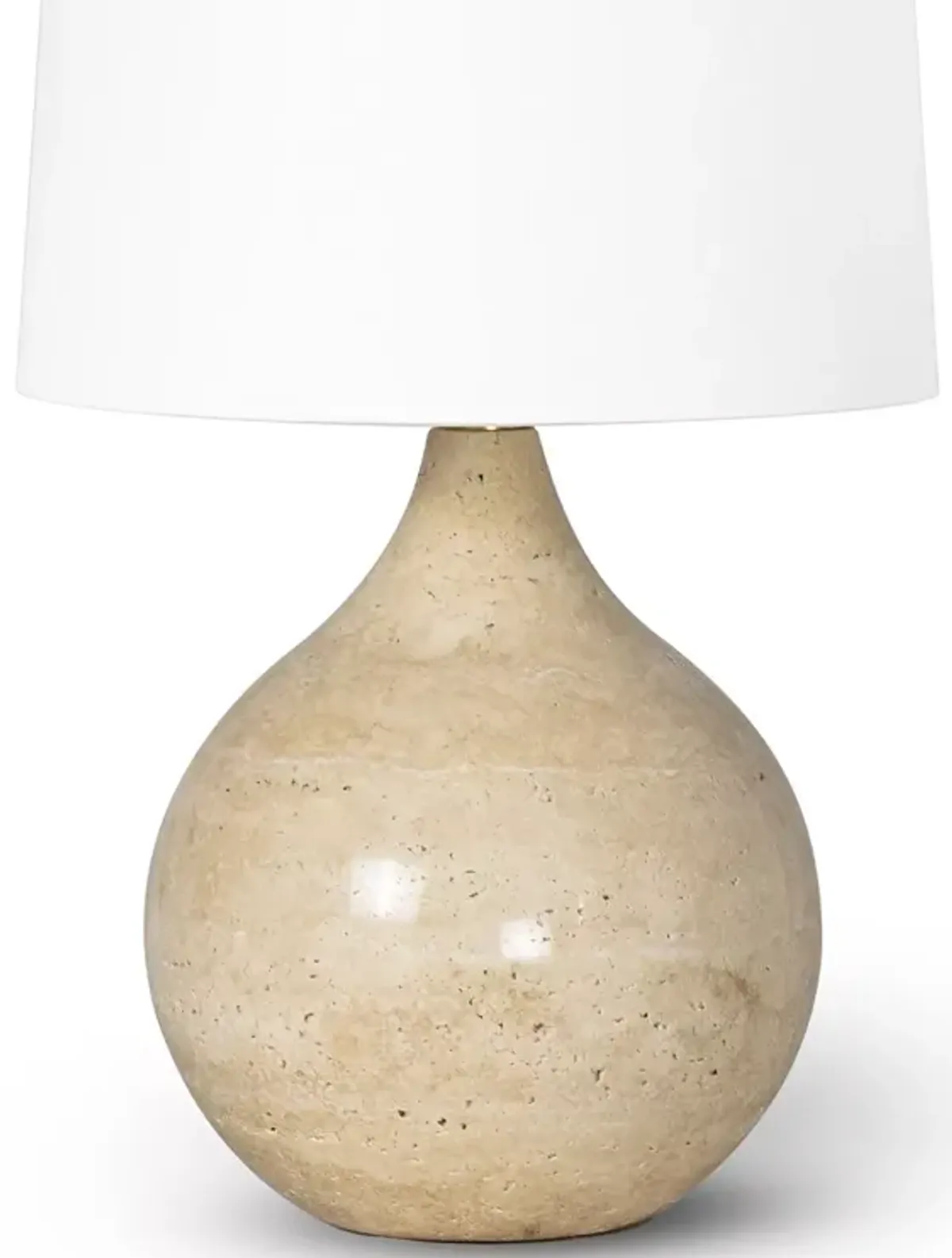 Regina Andrew Noa Travertine Mini Lamp