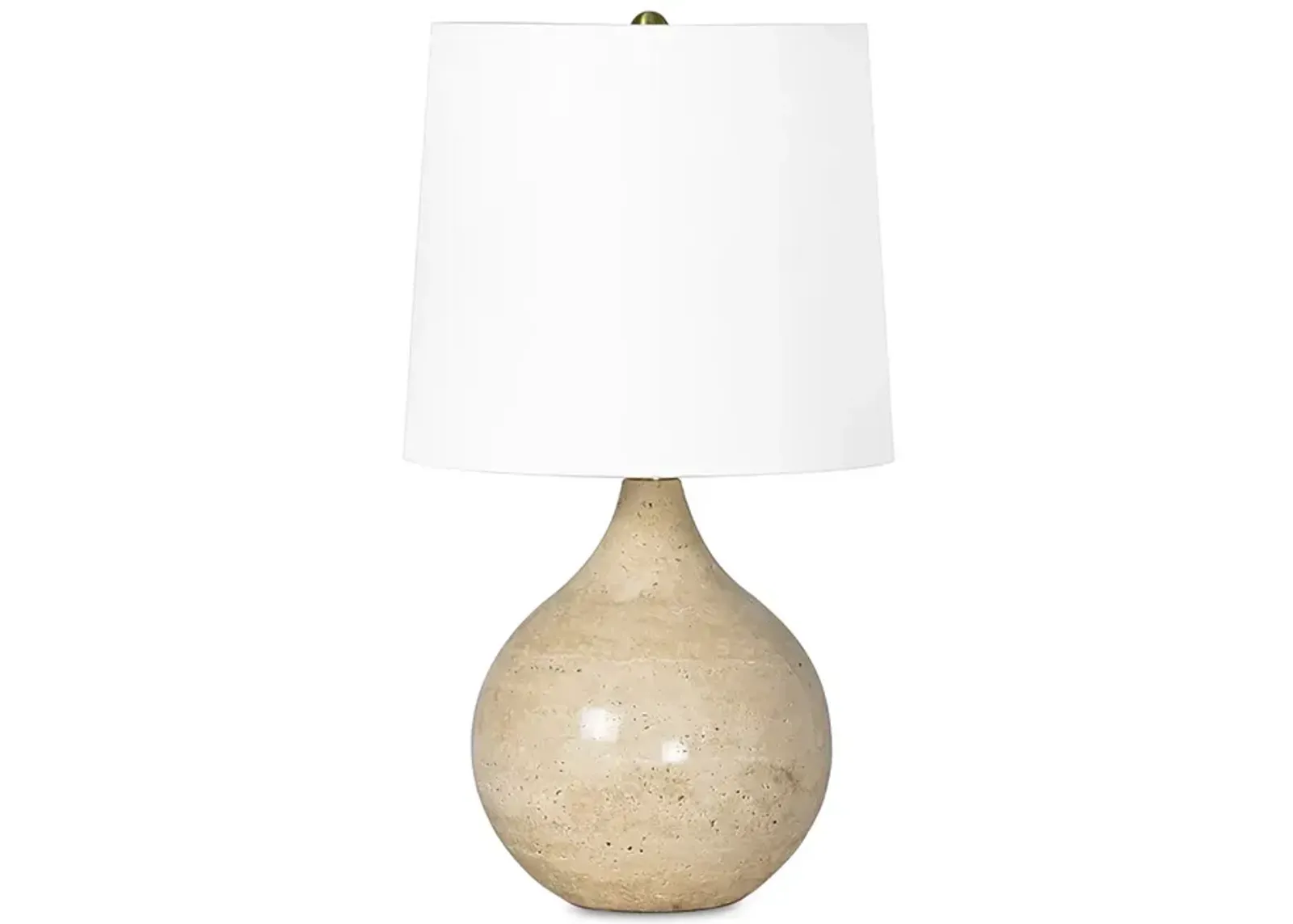 Regina Andrew Noa Travertine Mini Lamp