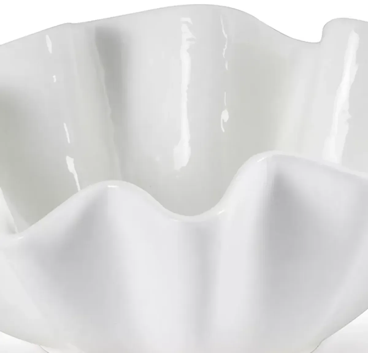 Regina Andrew Design Ruffle Ceramic Bowl, Medium