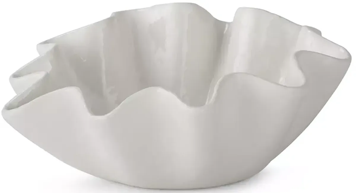 Regina Andrew Design Ruffle Ceramic Bowl, Medium