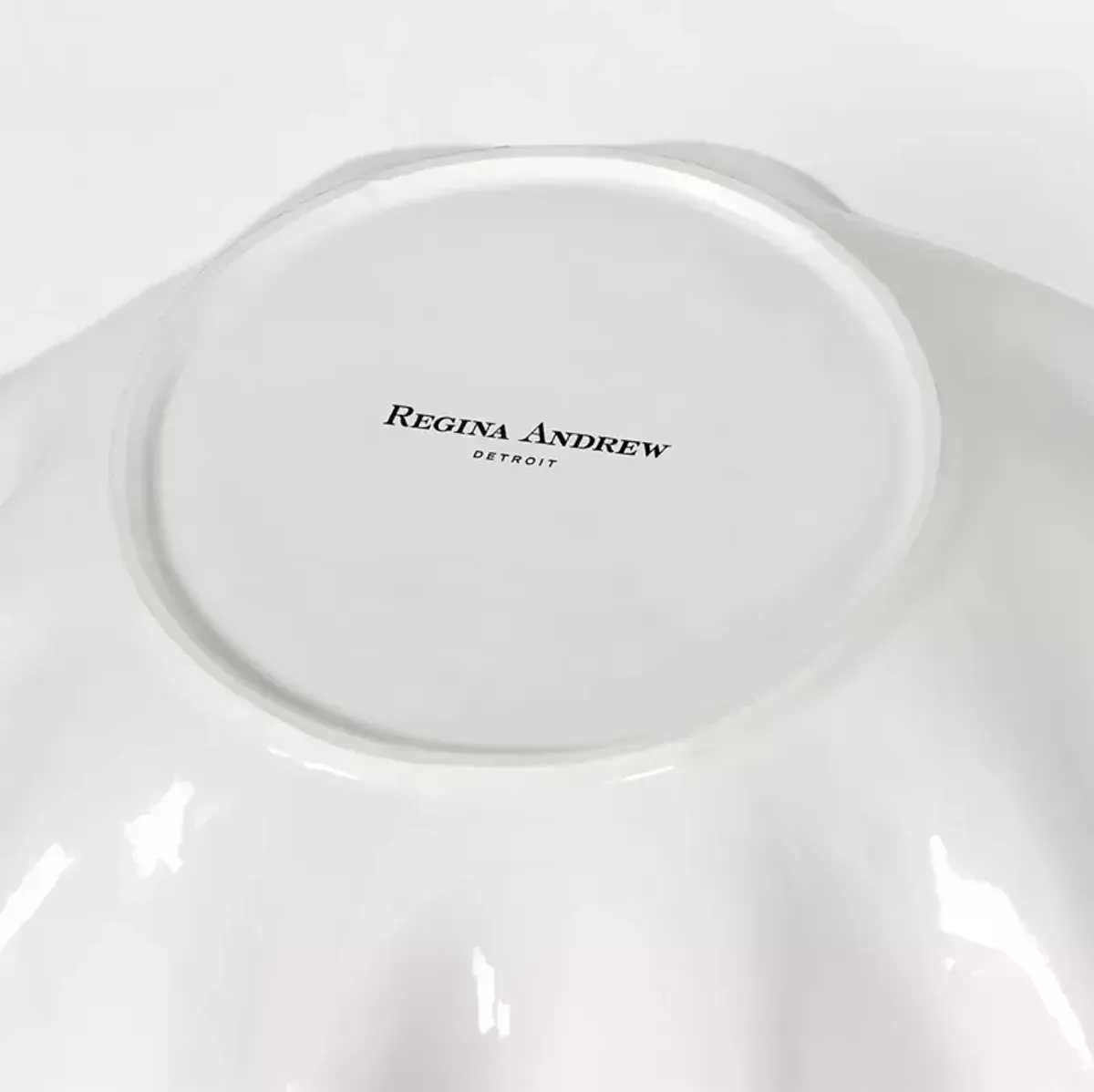 Regina Andrew Design Ruffle Ceramic Bowl, Medium