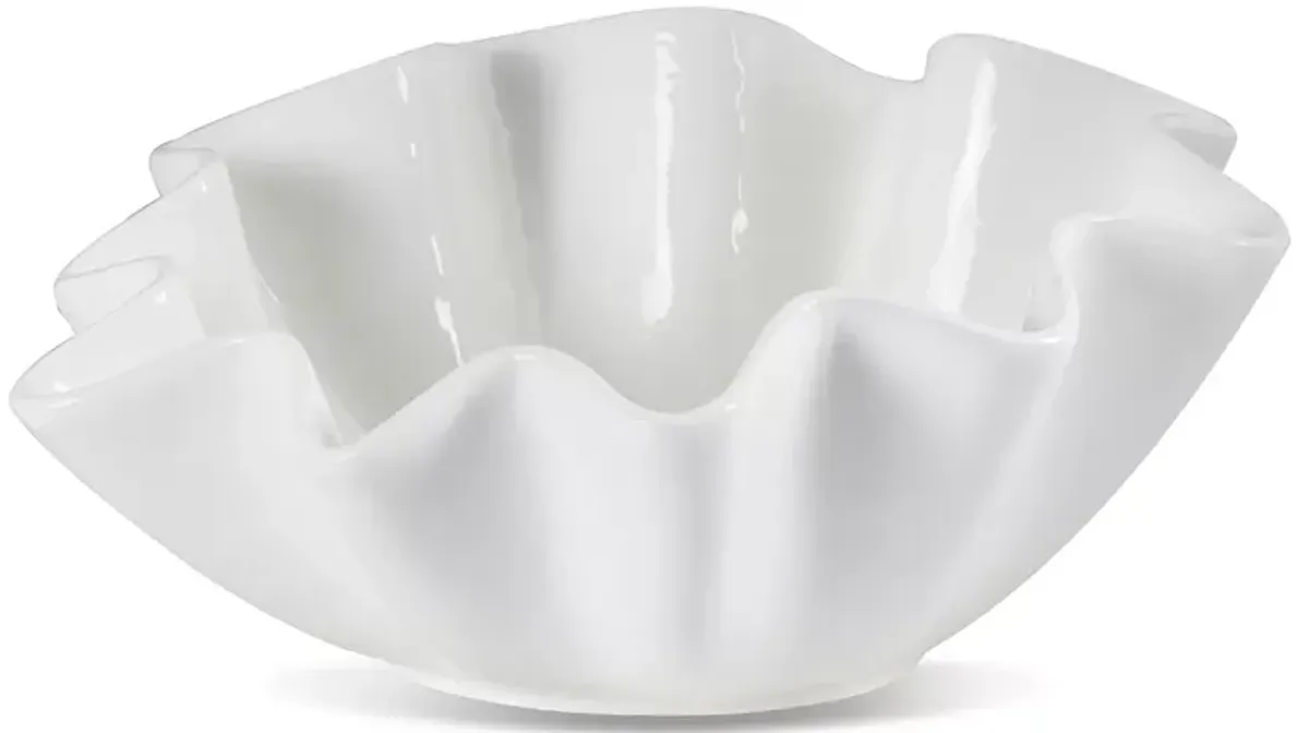 Regina Andrew Design Ruffle Ceramic Bowl, Large