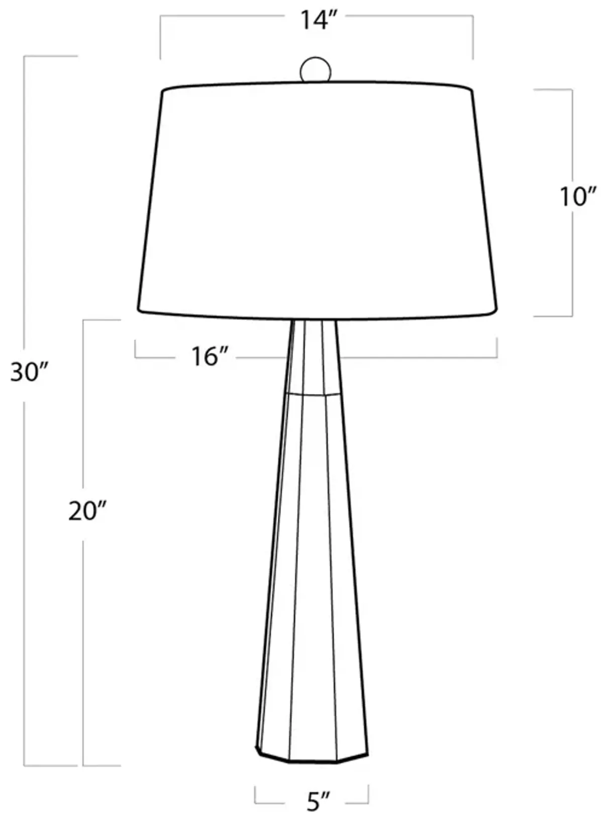 Regina Andrew Design Carli Crystal Table Lamp