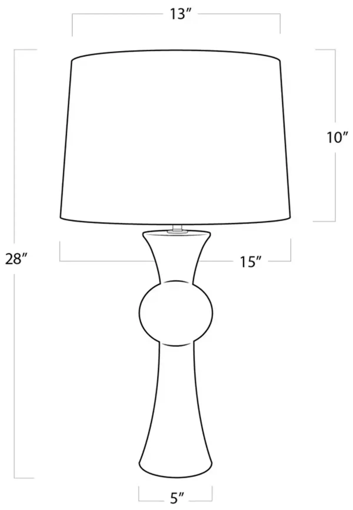 Regina Andrew Design Vaughn Wood Table Lamp