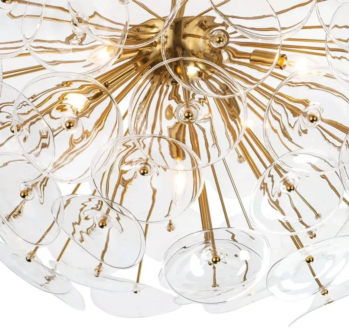 Regina Andrew Design Poppy Glass Semi Flush Mount