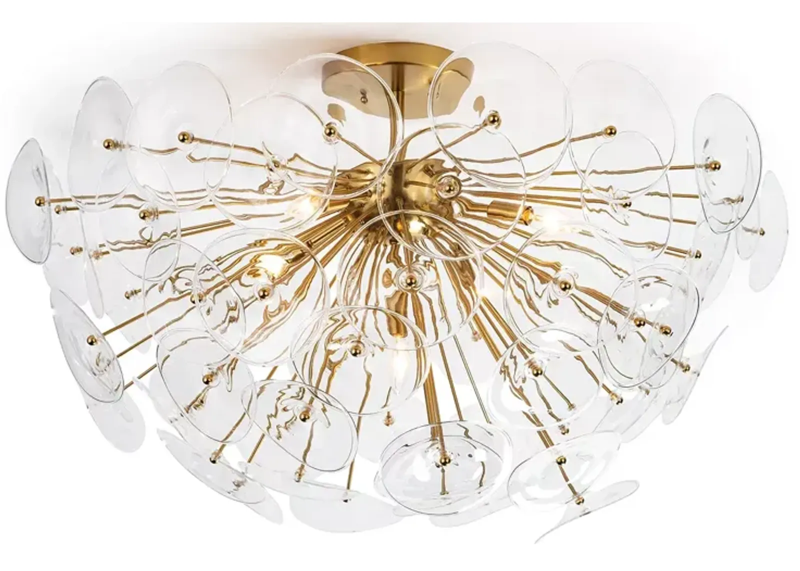 Regina Andrew Design Poppy Glass Semi Flush Mount