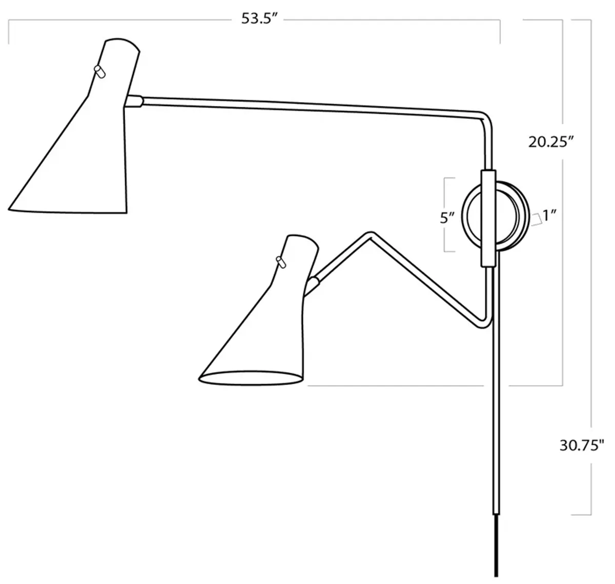 Regina Andrew Design Spyder 2 Light Wall Sconce