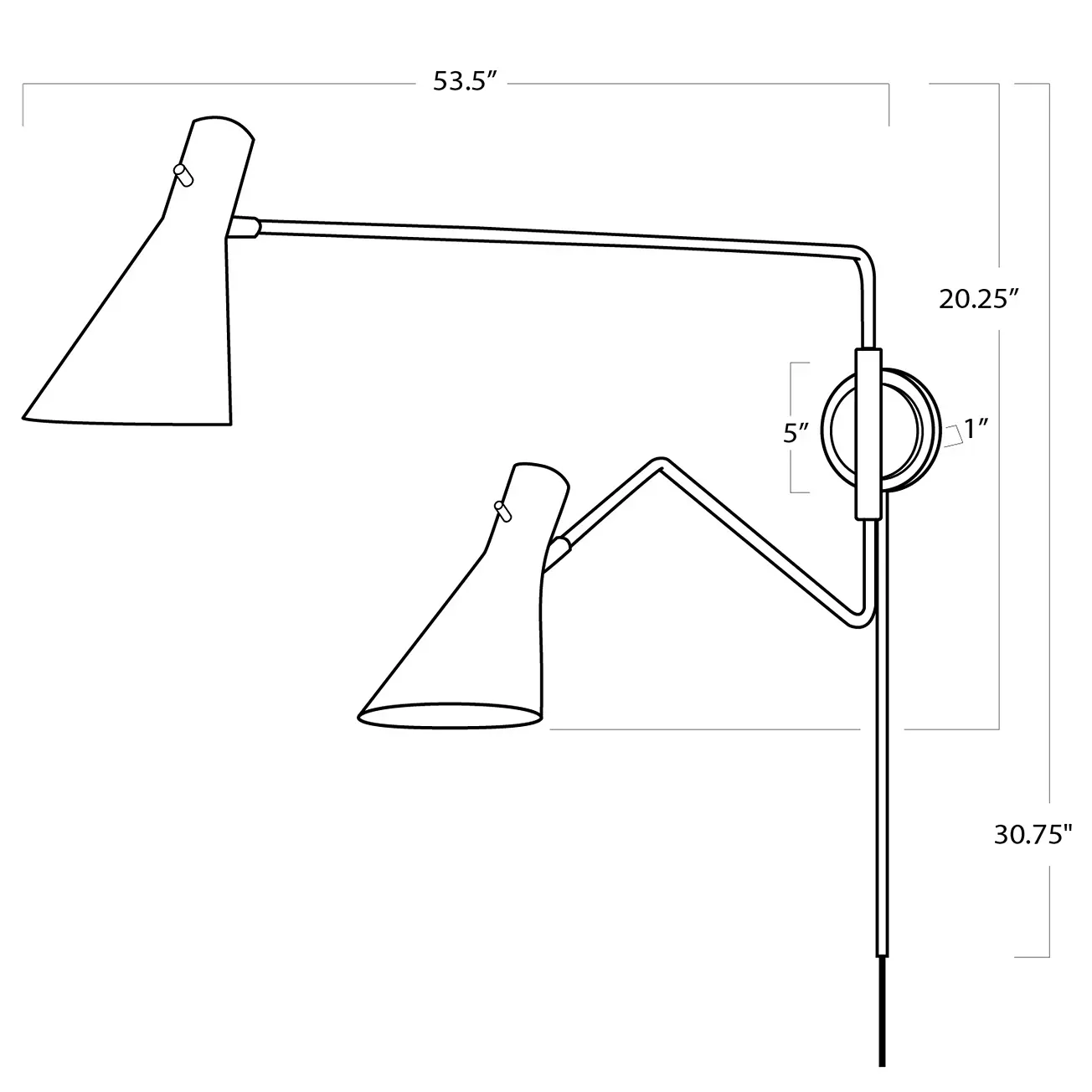 Regina Andrew Design Spyder 2 Light Wall Sconce