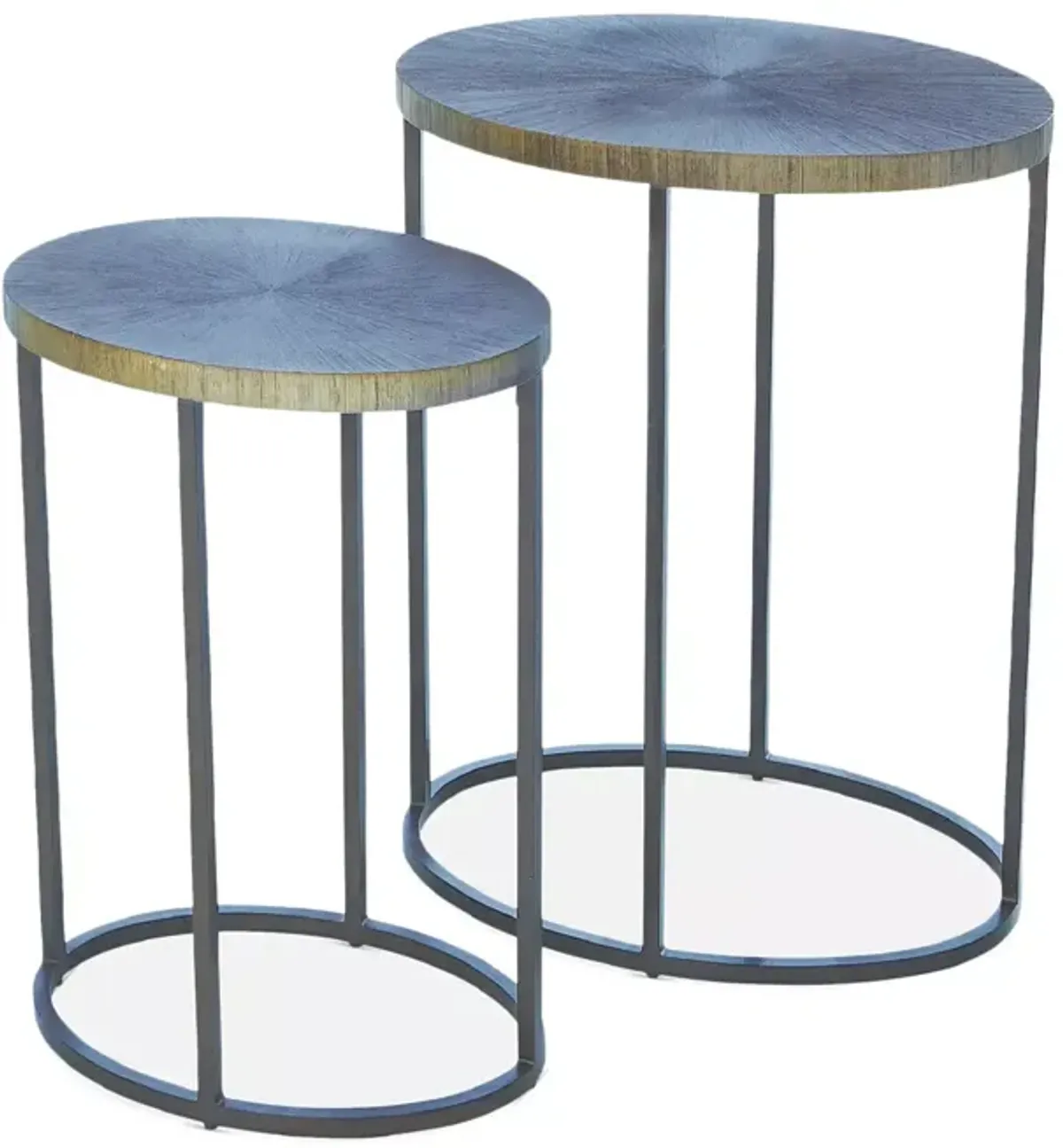 Global Views Striated Accent Table, Small