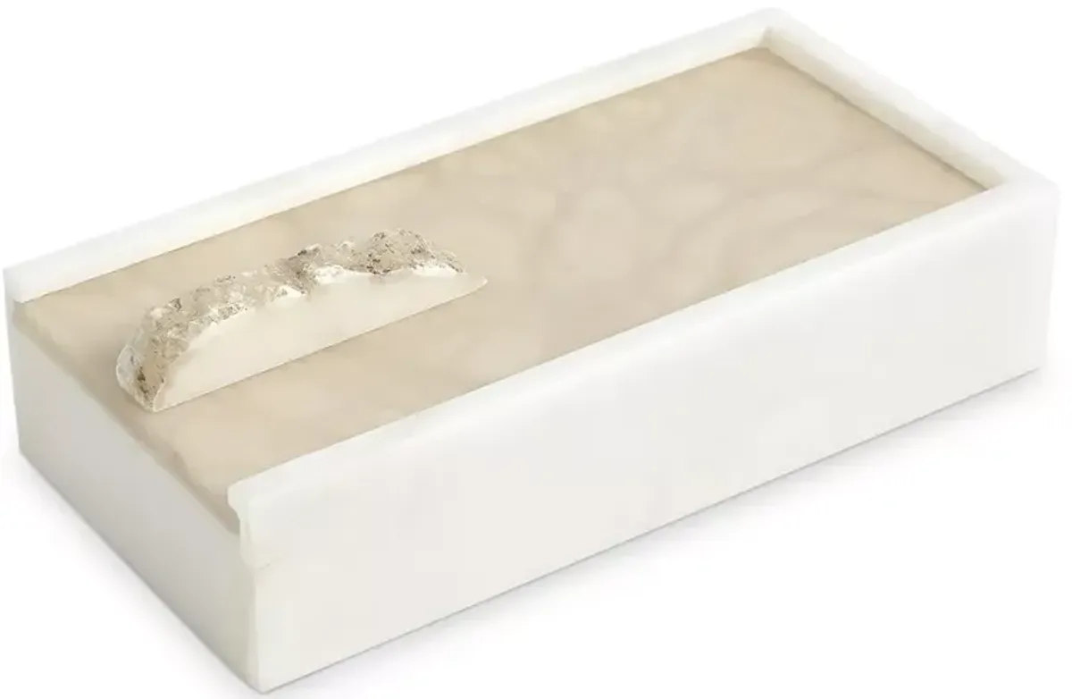 Global Views Alabaster Rectangle Box