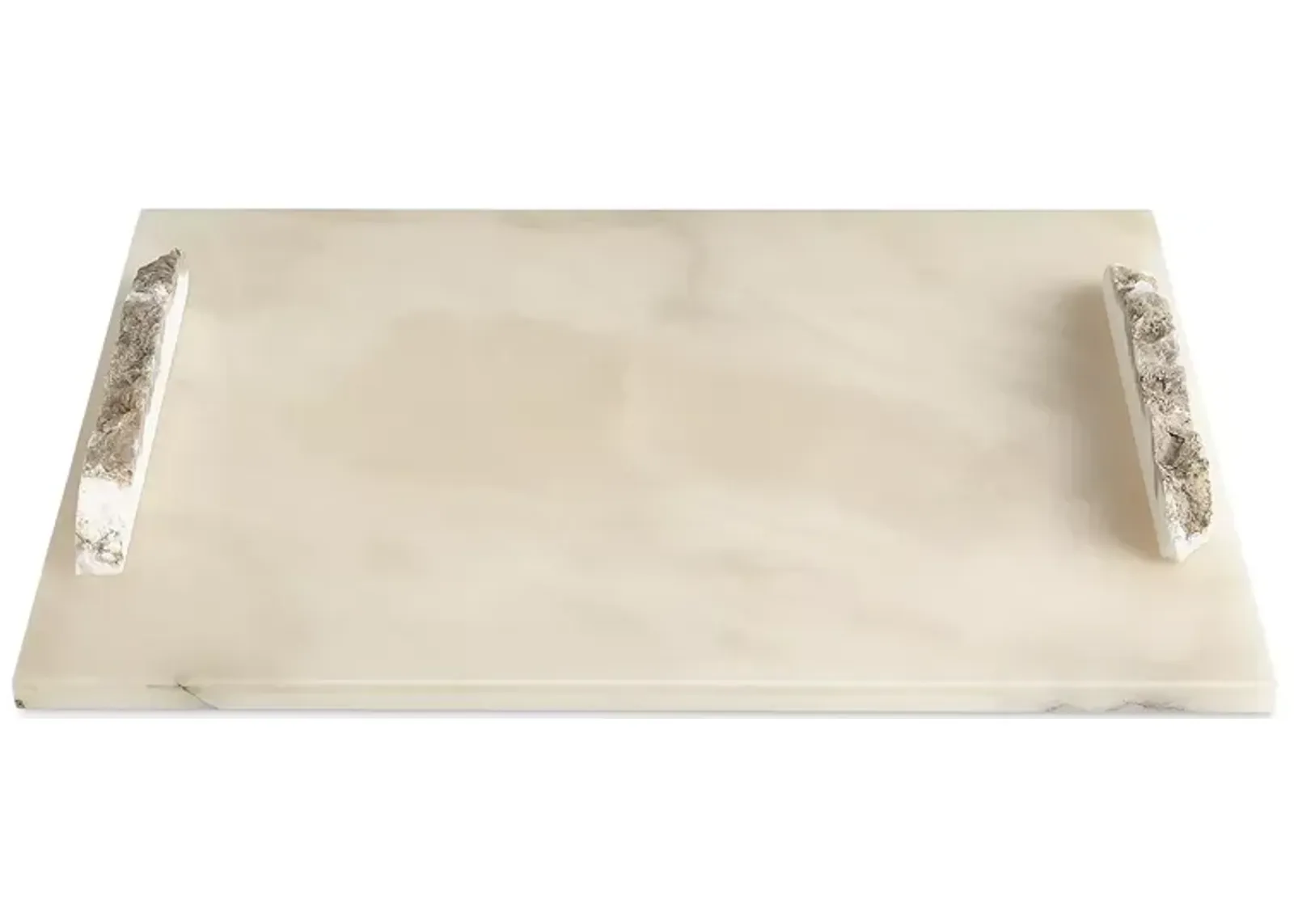 Global Views Alabaster Rectangle Tray