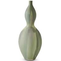 Global Views Helios Washed Green Large Vase