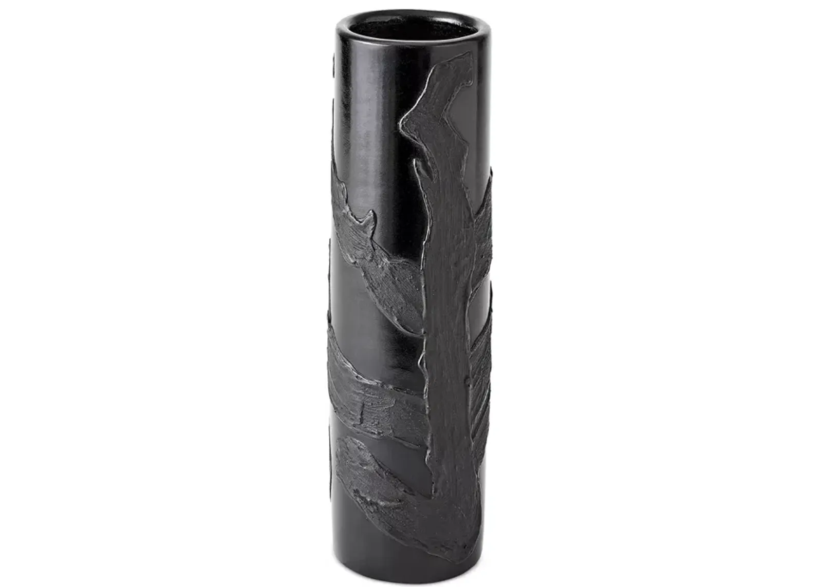 Global Views Catacaso Vase in Black, Large