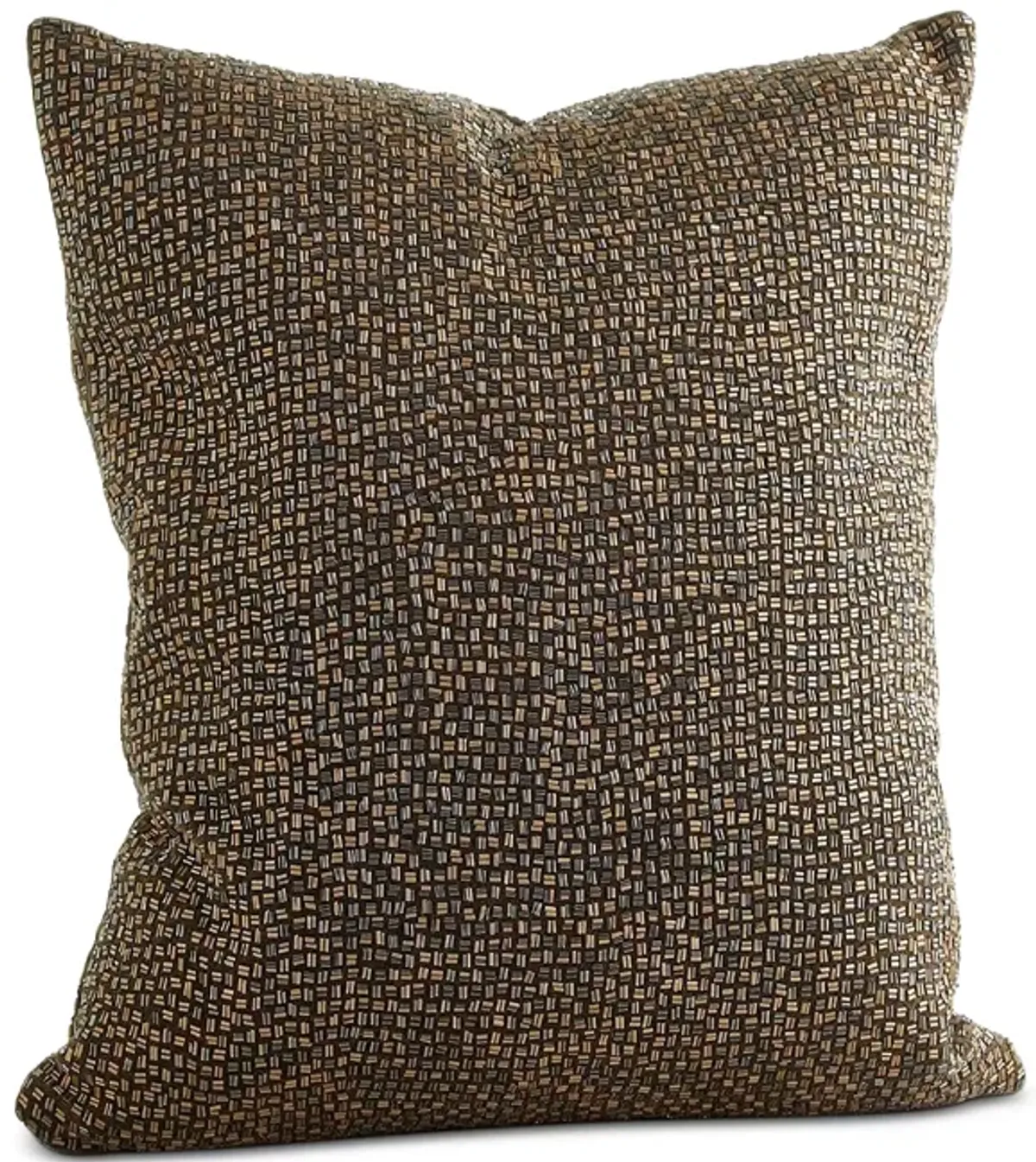 Global Views Bugle Beaded Decorative Pillow, 20" x 20"