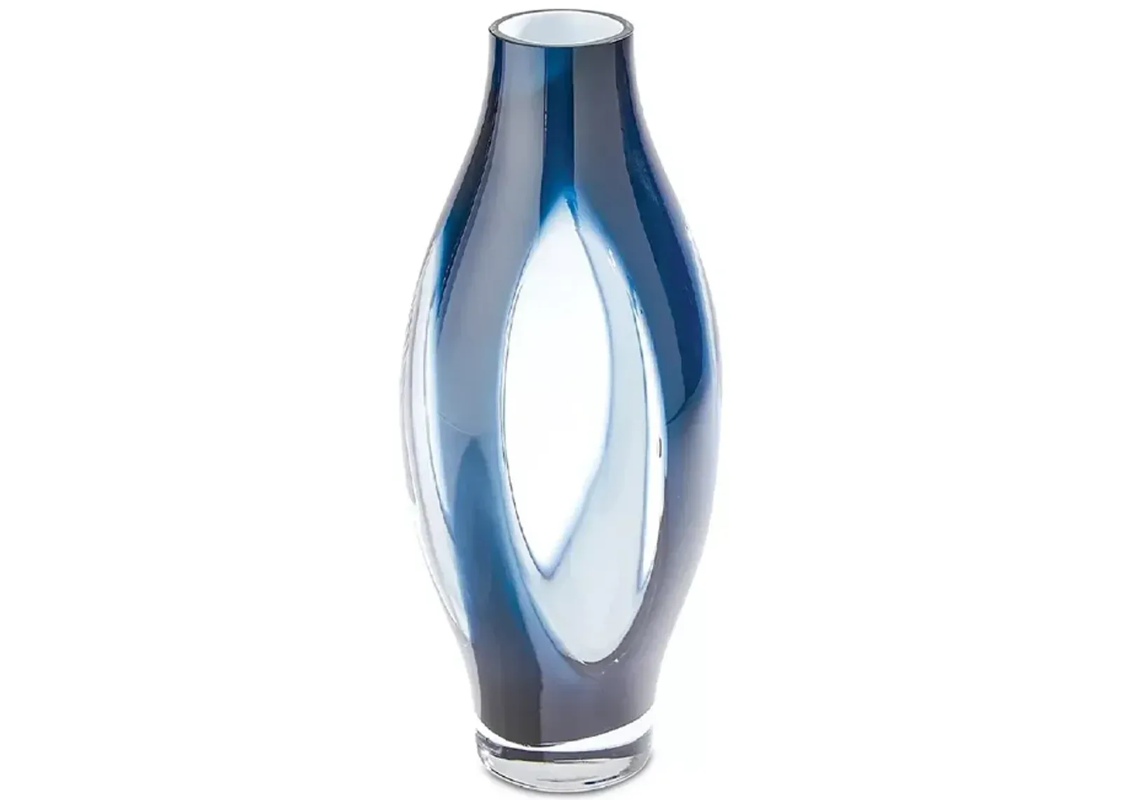 Global Views Fly Through Glass Vase, Small