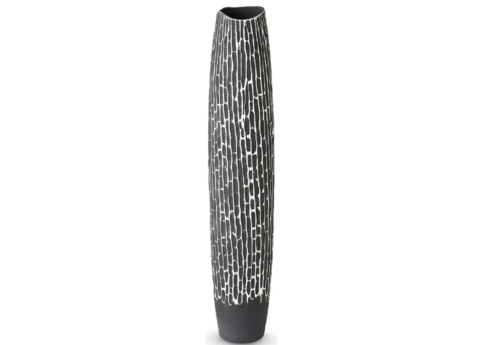 Global Views Horsetail Small Gray Vase