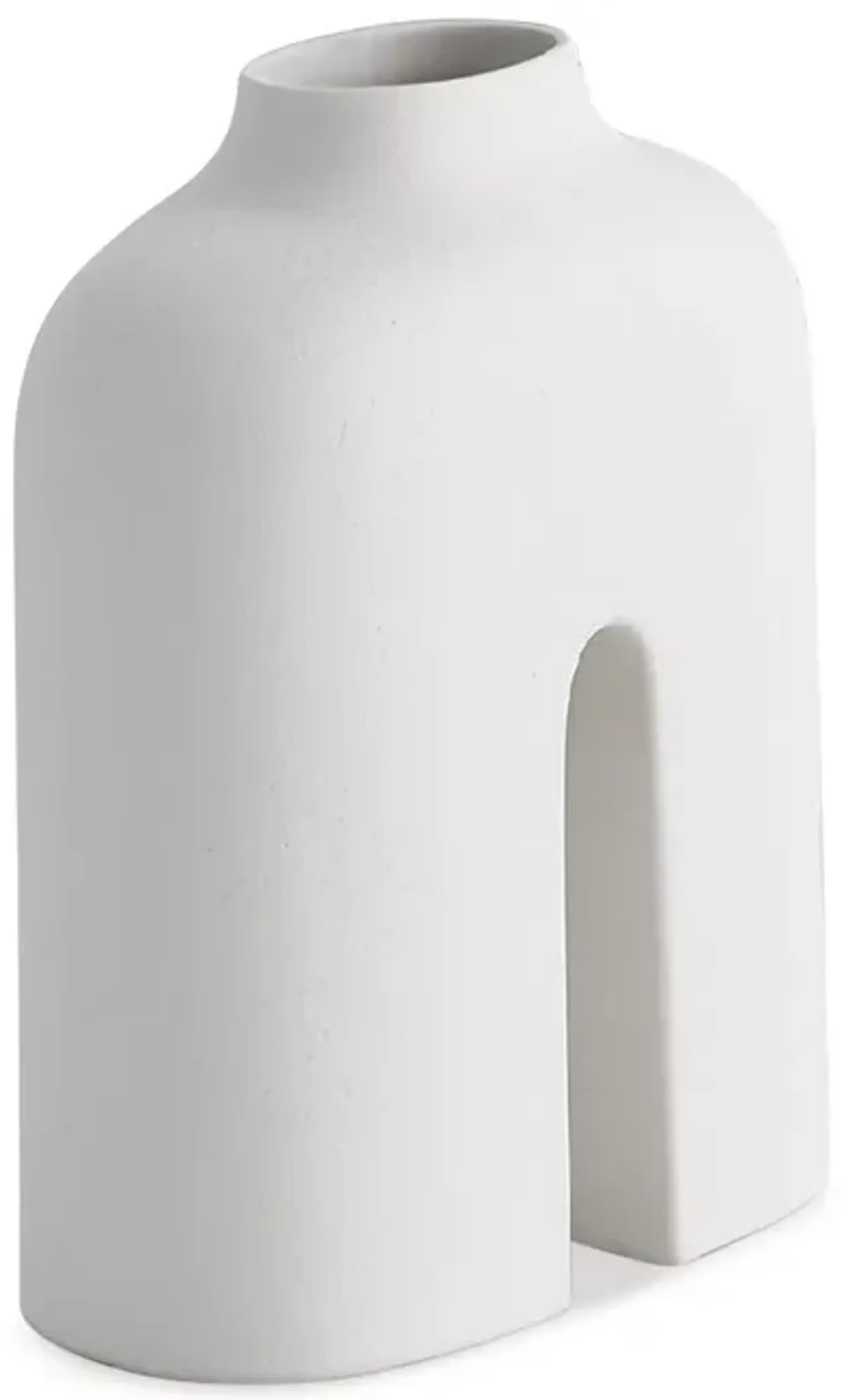 Global Views Guardian Vase in White/Cream, Small