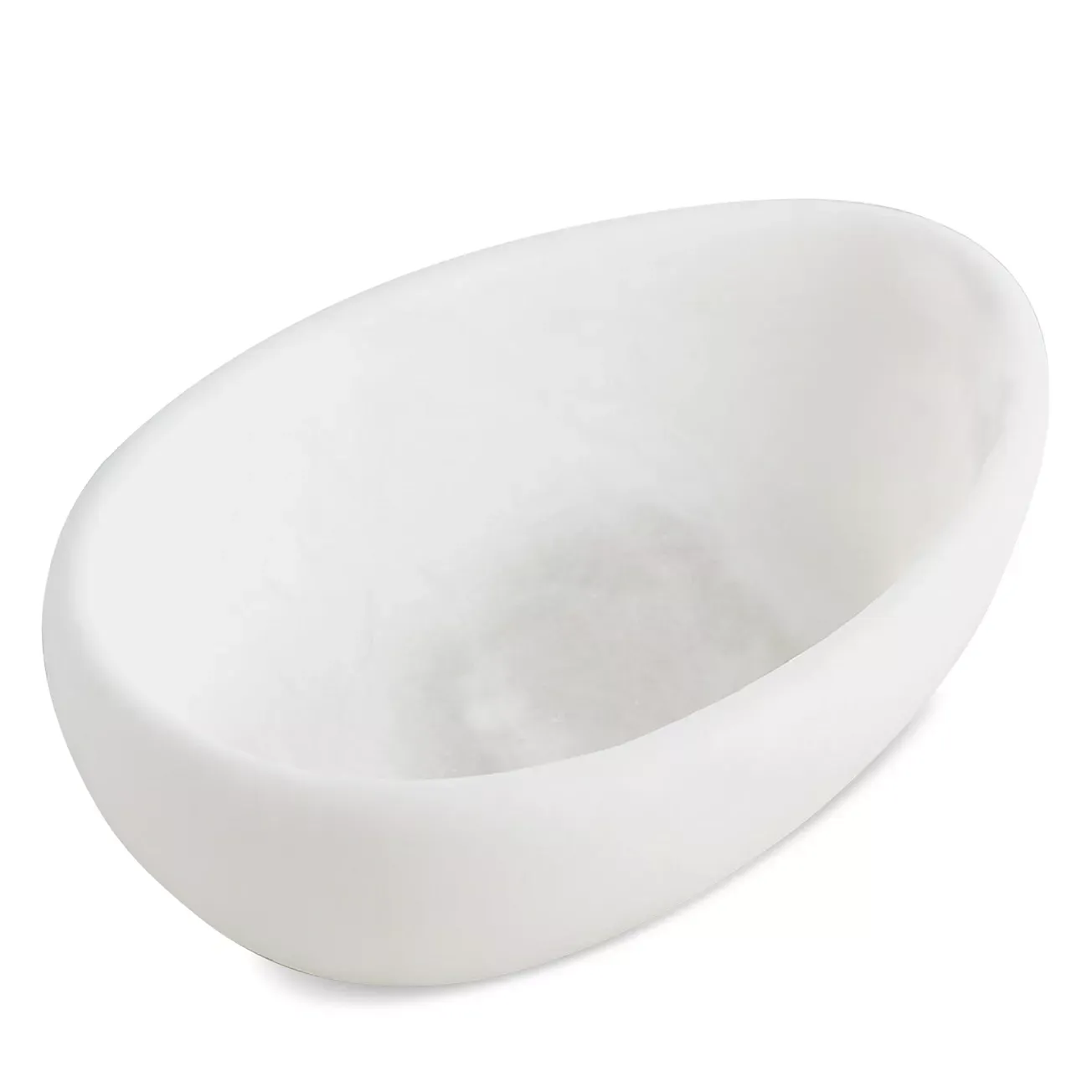 Global Views Oblique Bowl in White, Large