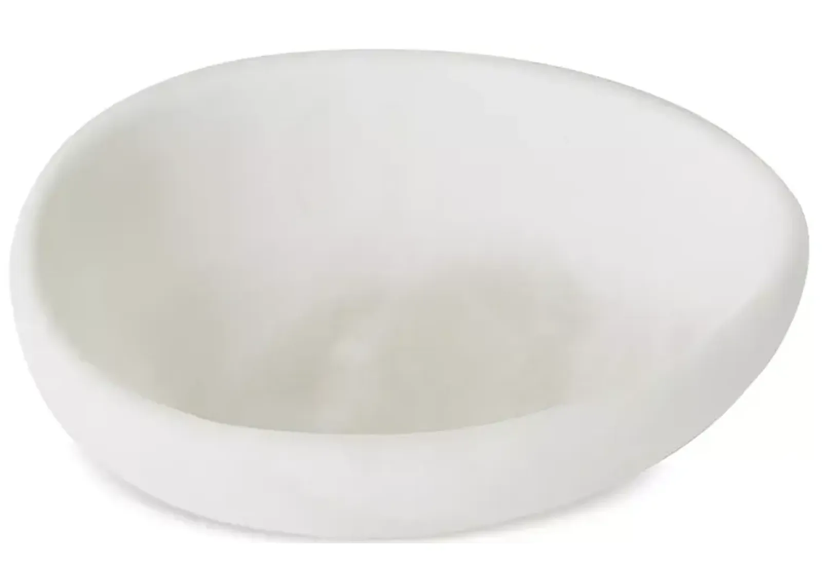 Global Views Oblique Bowl in White, Large