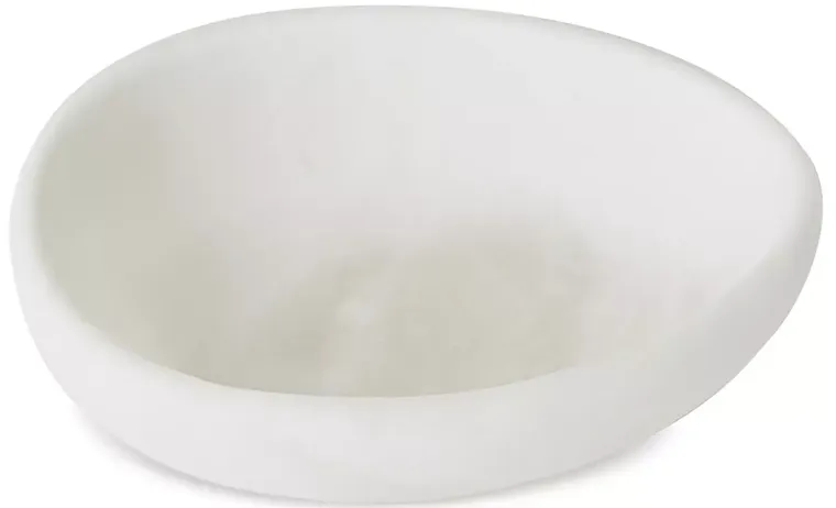 Global Views Oblique Bowl in White, Large