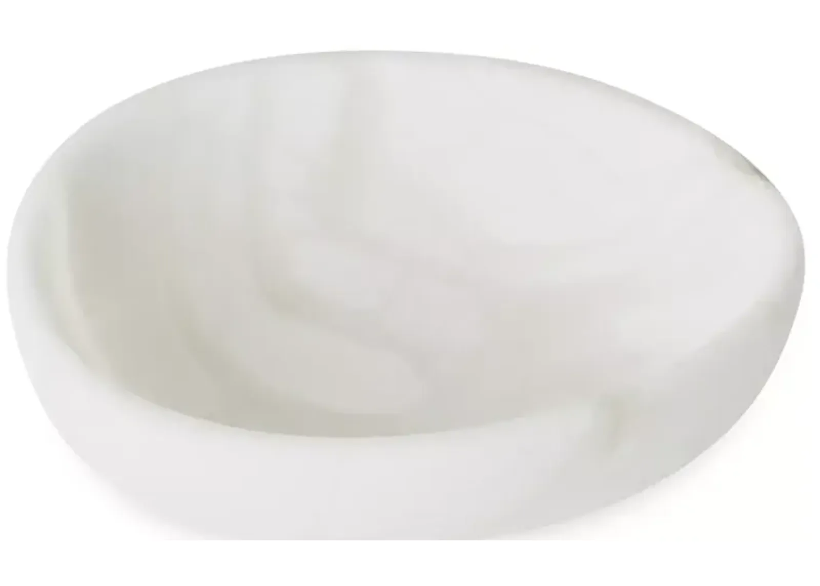 Global Views Oblique Bowl in White, Small