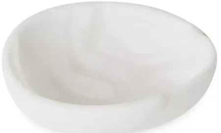 Global Views Oblique Bowl in White, Small