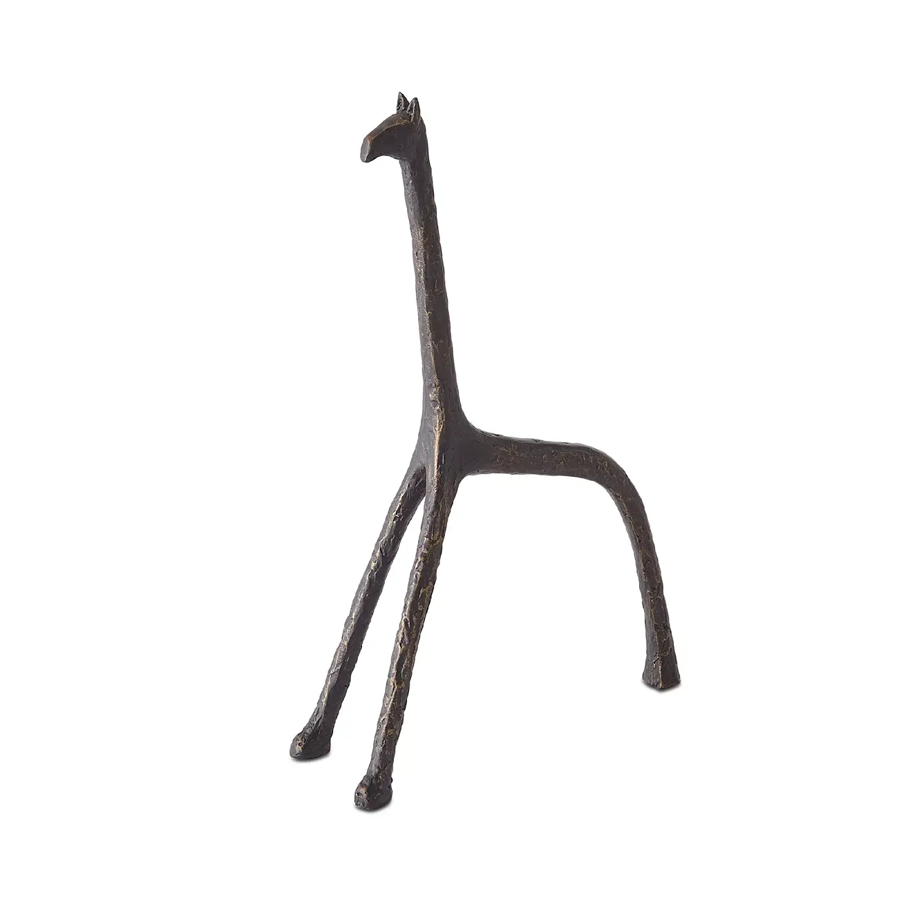 Global Views Iron Giraffe Sculpture, Small