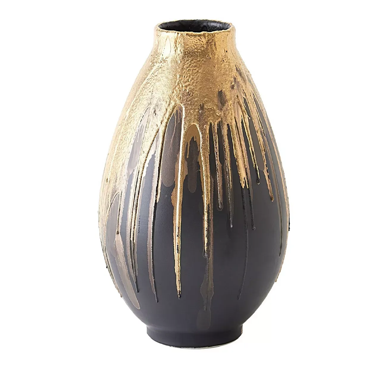 Global Views Cauldron Vase Gold Large