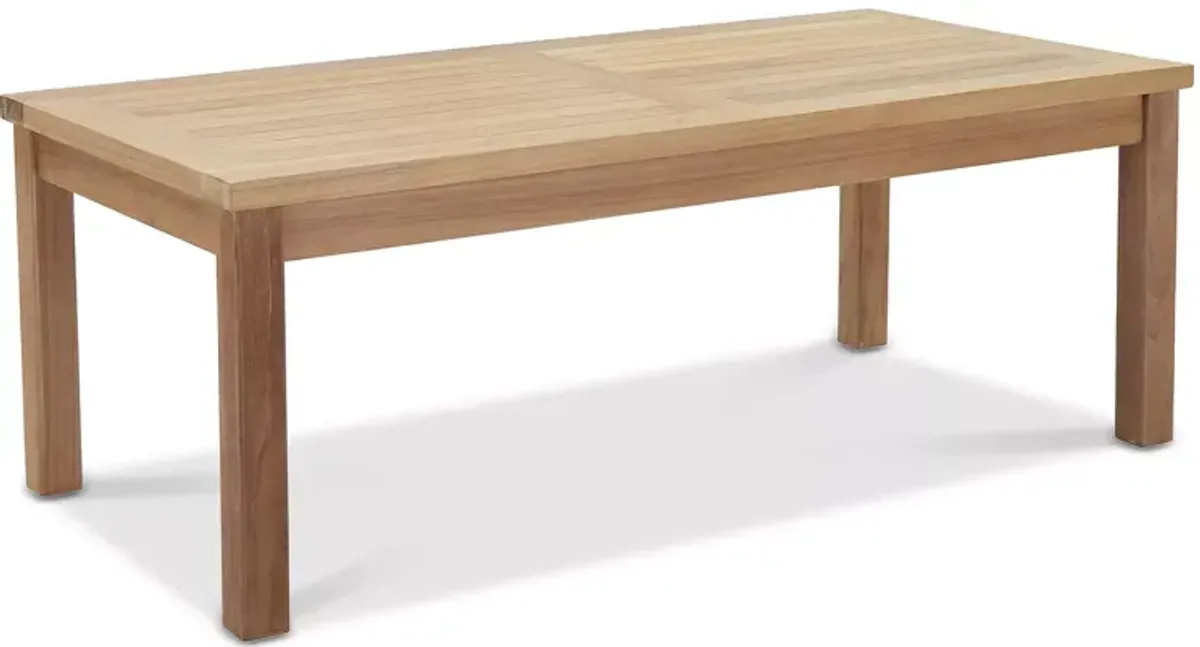 Modway Marina Outdoor Patio Teak Rectanglular Coffee Table