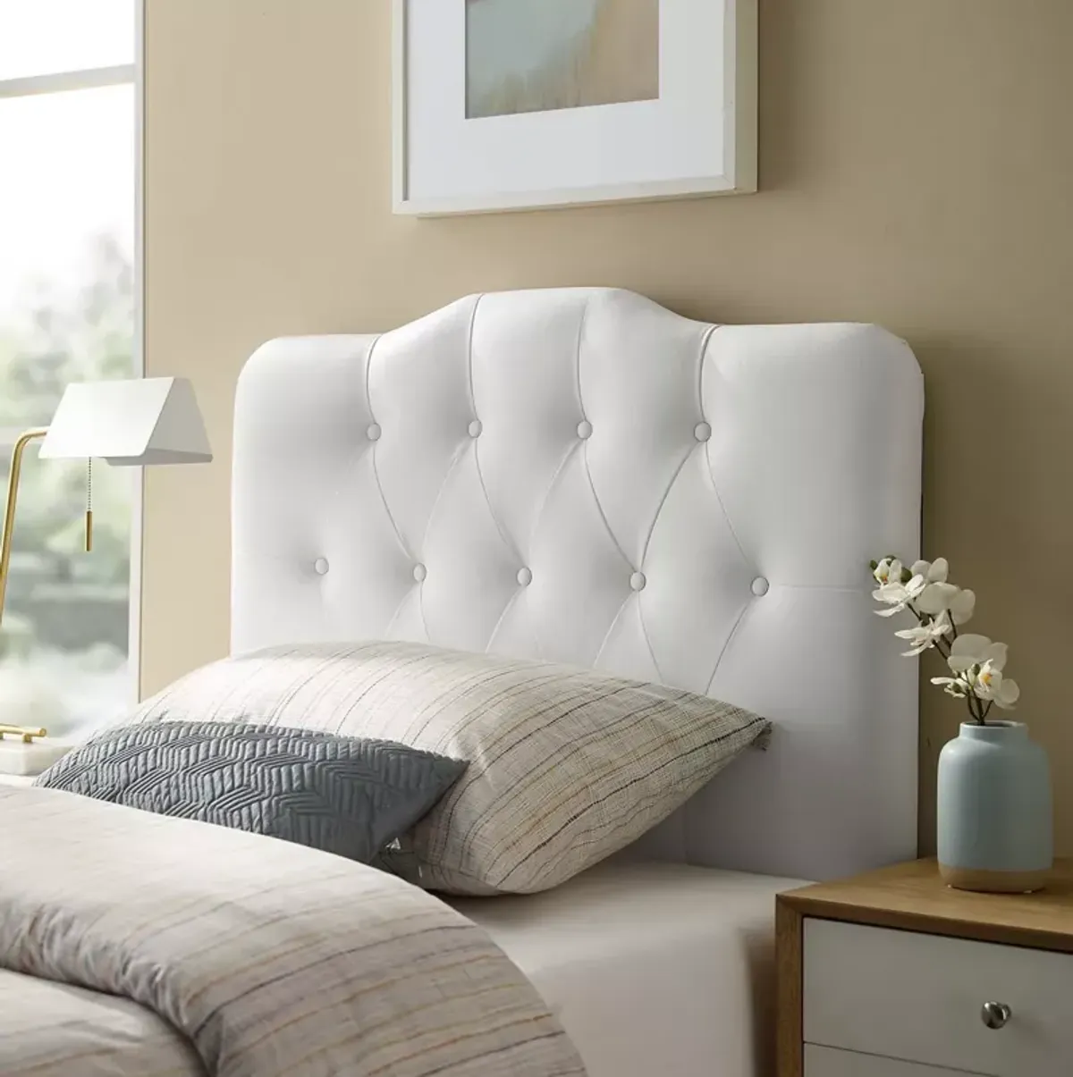 Modway Annabel Upholstered Vinyl Headboard, Twin