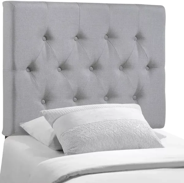 Modway Clique Upholstered Fabric Headboard, Twin