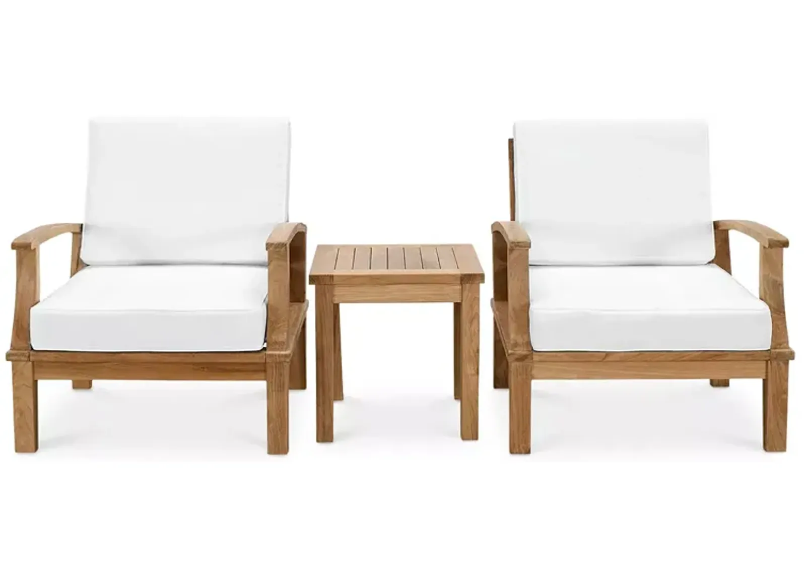 Modway Marina 3 Piece Outdoor Patio Teak Set