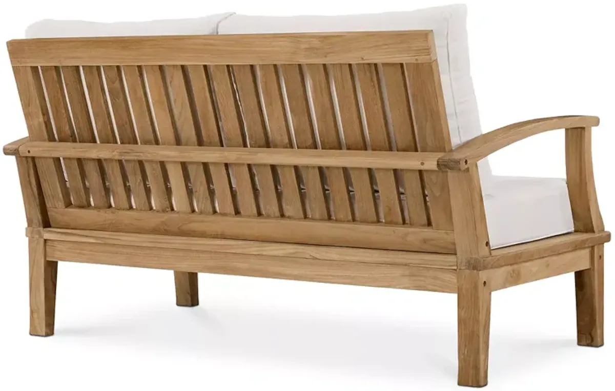 Modway Marina Outdoor Patio Teak Loveseat