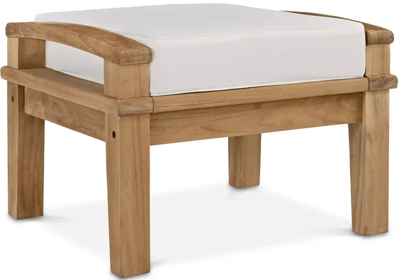 Modway Marina Outdoor Patio Teak Ottoman