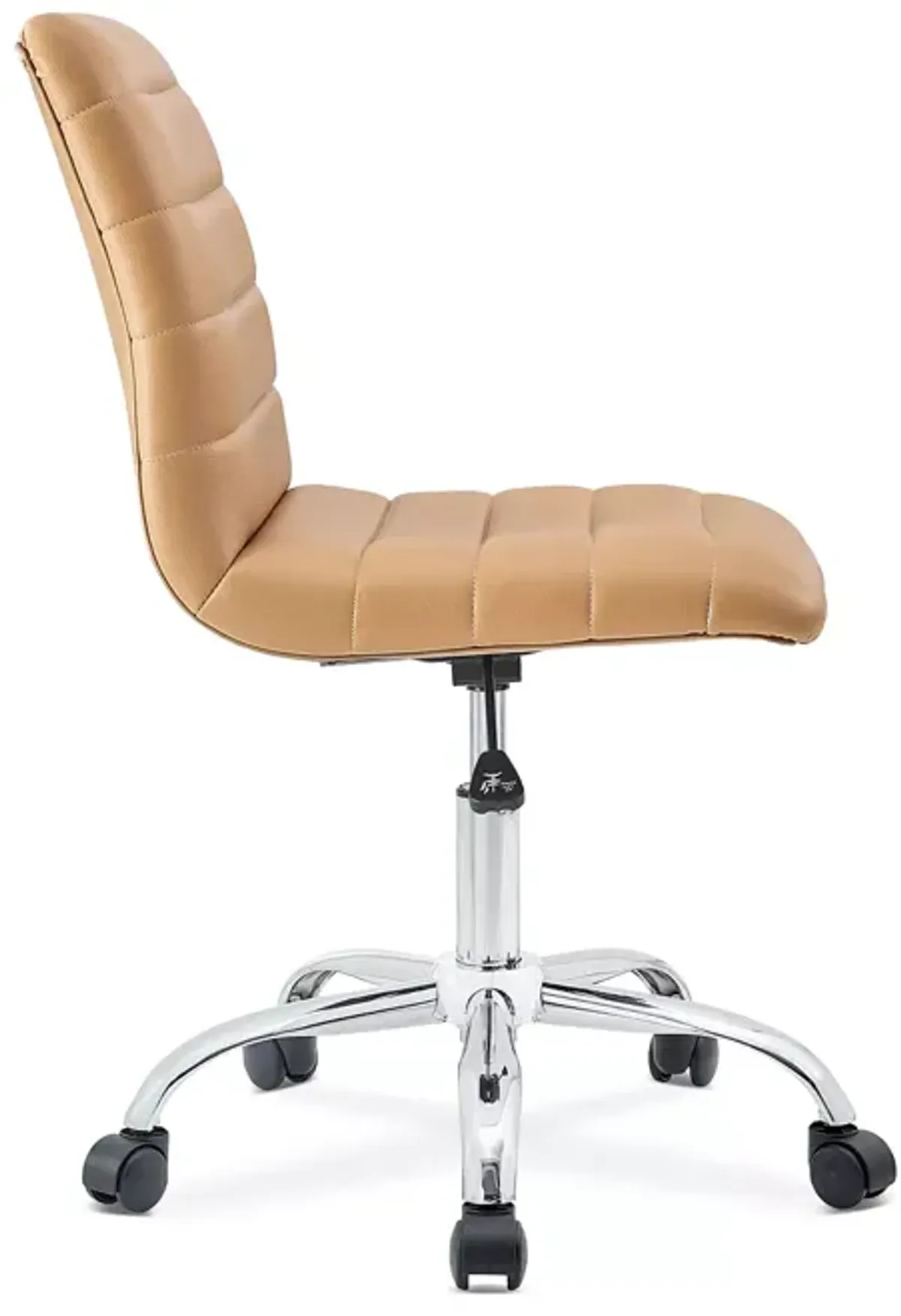 Modway Ripple Armless Mid Back Vinyl Office Chair