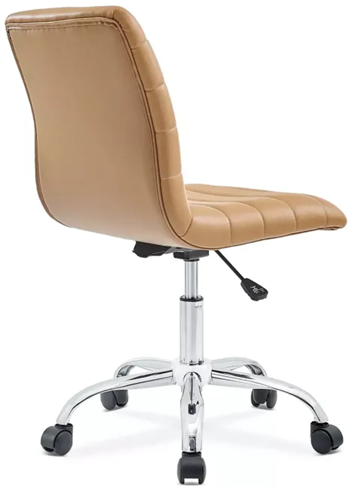 Modway Ripple Armless Mid Back Vinyl Office Chair