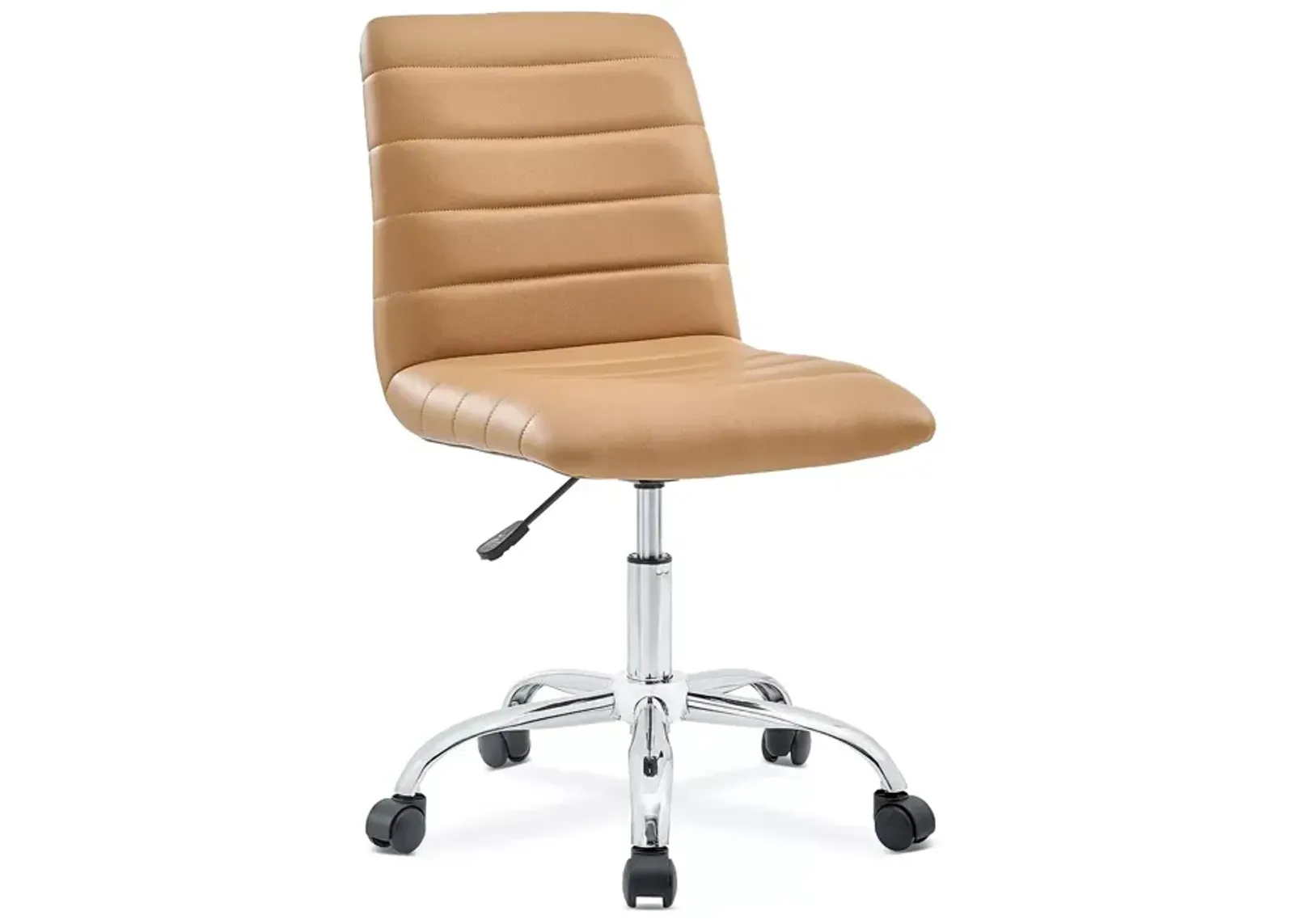 Modway Ripple Armless Mid Back Vinyl Office Chair