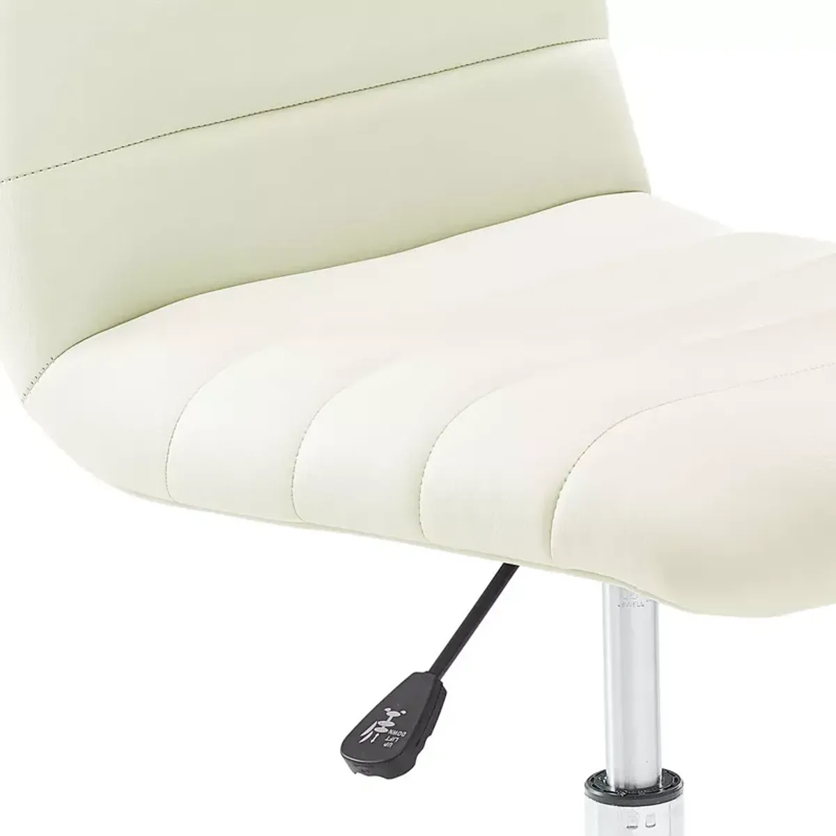 Modway Ripple Armless Mid Back Vinyl Office Chair