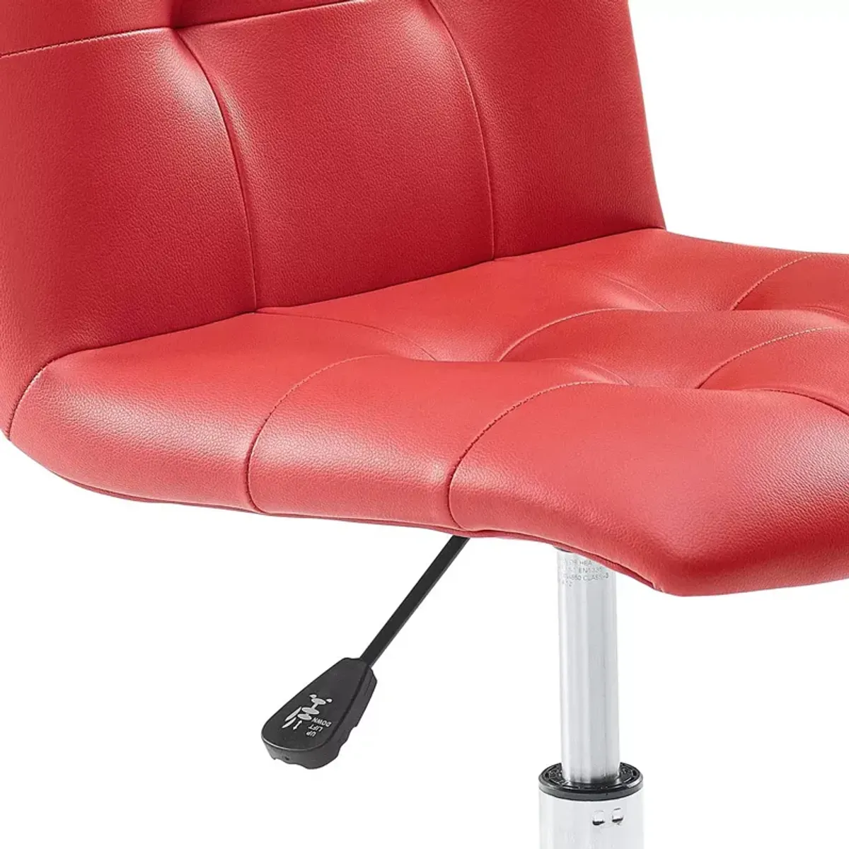 Modway Prim Armless Mid Back Office Chair