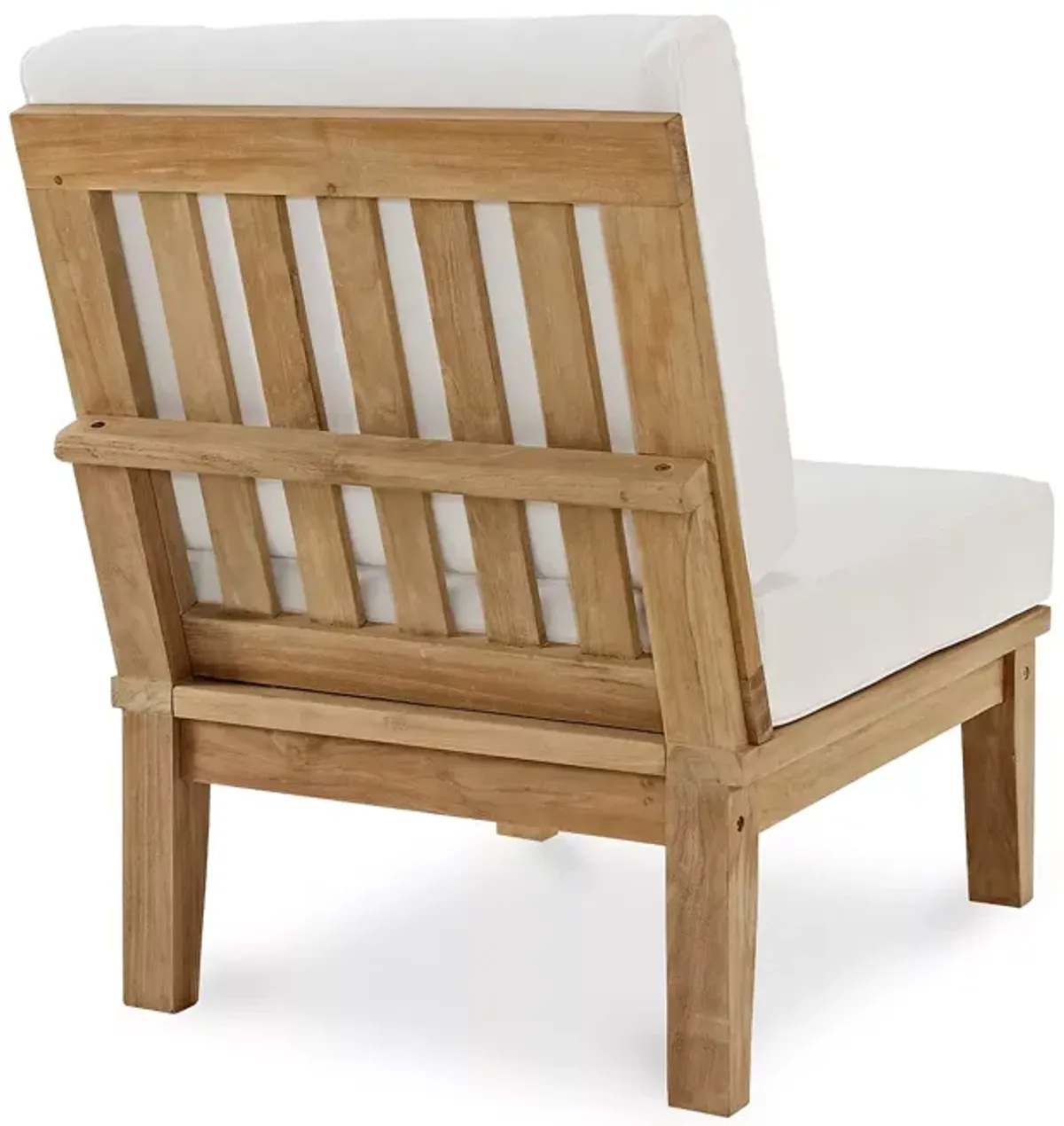 Modway Marina Outdoor Patio Teak Armless Chair