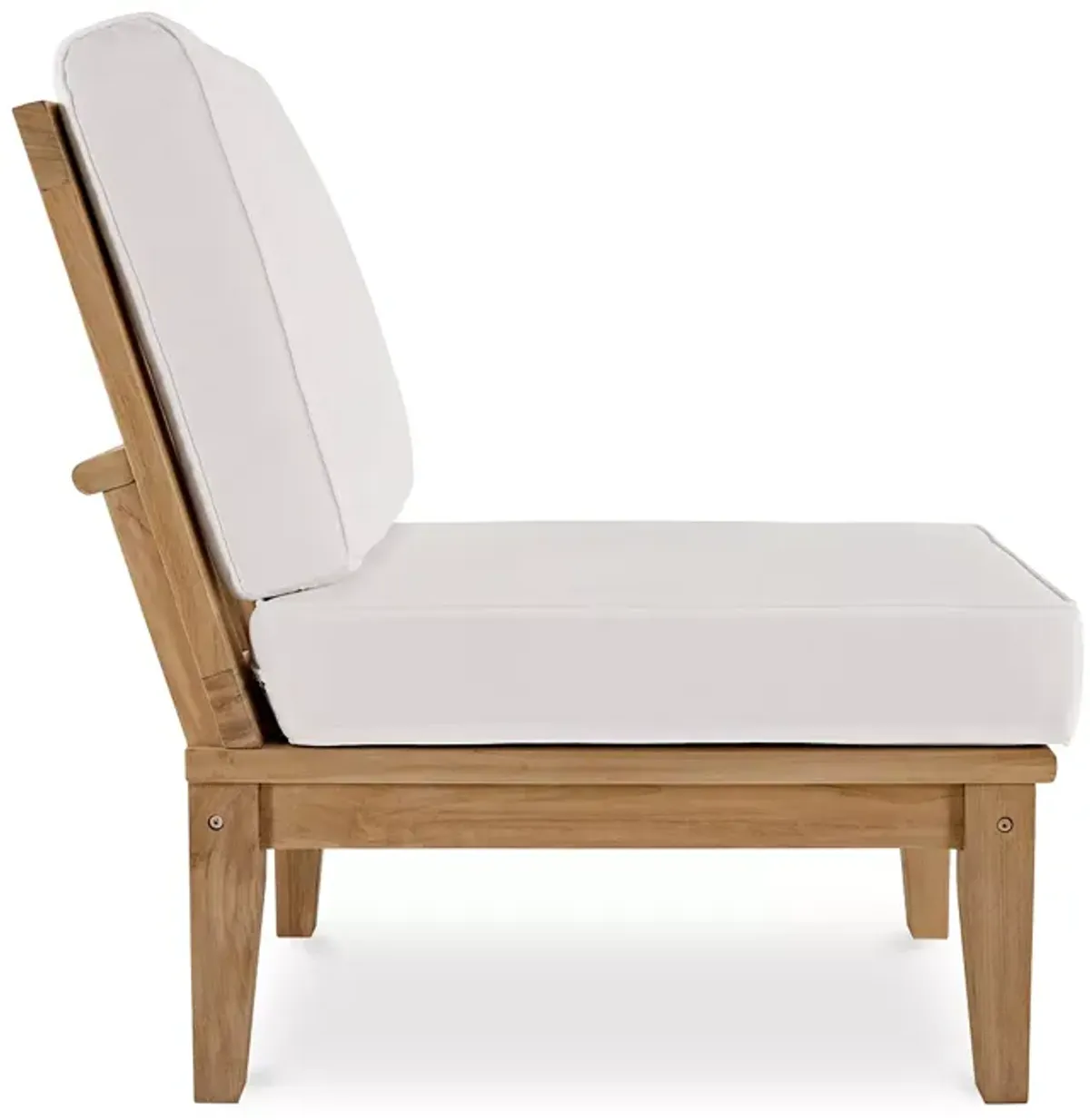 Modway Marina Outdoor Patio Teak Armless Chair